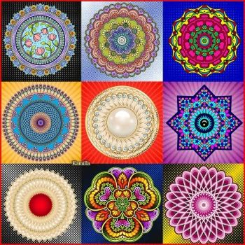 Solve Mandalas Jigsaw Puzzle Online With 100 Pieces