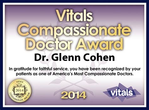 Recognized In His Field Glenn D Cohen Md