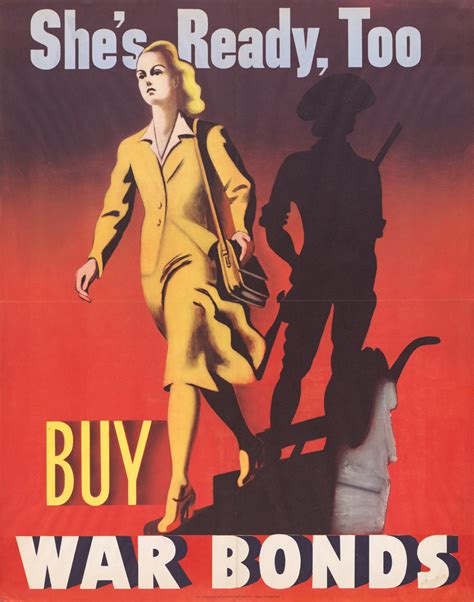 Wwii War Bond Poster Womens Collection 1850 1950