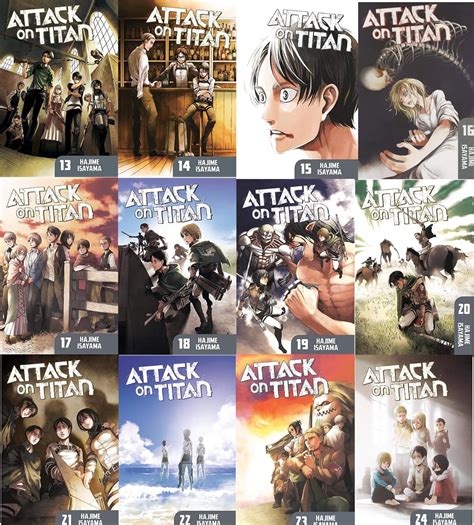 attack  titan book set    isayama hajime amazoncom books