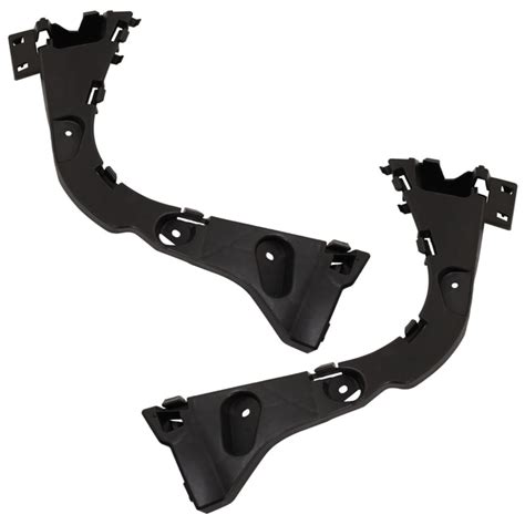 Pair Set Of Bumper Face Bar Brackets Retainer Mounting Braces Left