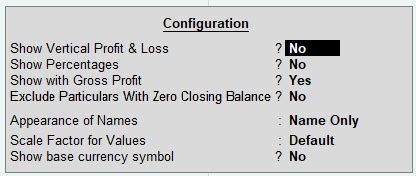 TallyERP9 Reports On Financial Statements