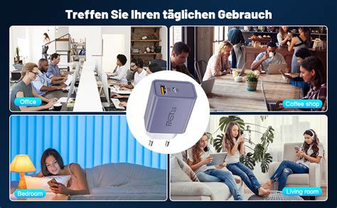 2 Stück Usb C Ladegerät20w Usb C Netzteil Schnellladegerät 2 Port Mit 2 Stück Typ C Ladekabel