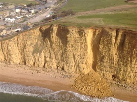 Incredible Aerial Photos Capture Enormous Cliff Collapse Aerial Photo Jurassic Coast West Bay