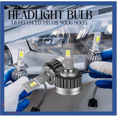 S2 LED Headlight Bulb H1 H3 H4 H7 H8 H11 9006 9005 Car LED Headlight