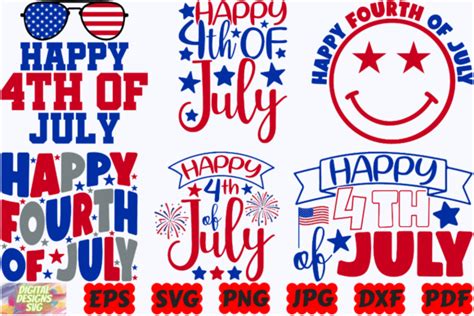 Happy 4th Of July Svg 4th Of July Svg Graphic By