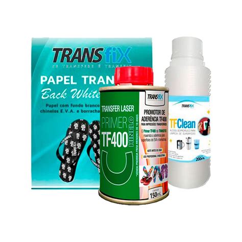 Kit Transfix Primer EVA TF Clean Papel Transfer Back White