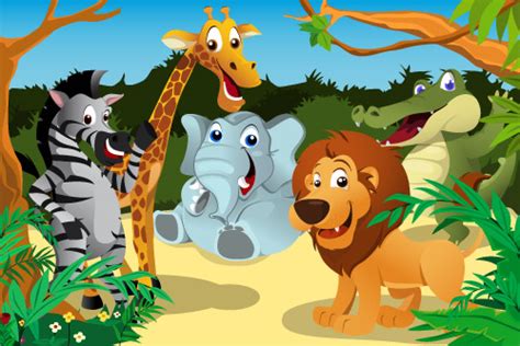 ANIMALES DE LA SELVA ® Juegos y ejercicios para niños