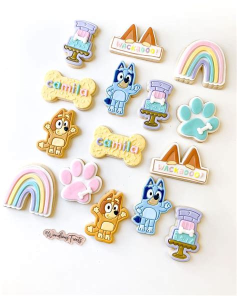 Wondrous Treats on Instagram: "🌈 WACKADOO! 🐾 Camila’s Bluey themed ...