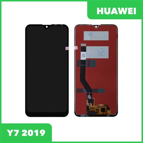 LCD дисплей для Huawei Y7 2019 с тачскрином (черный) 100% оригинал 0L ...