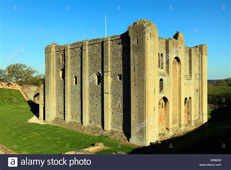 England Uk English Norman Castles 12th Century Keep Keeps High ...