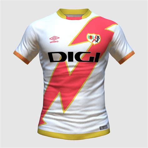 Rayo Vallecano 23 24 Home Confirmed FIFA 23 Kit Creator Showcase