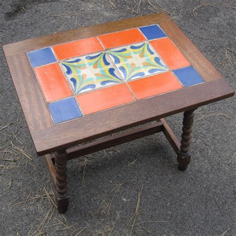 Tile Top Table Etsy