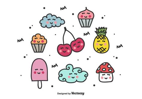 Doodle Icons Set 162652 Vector Art at Vecteezy