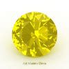 Art Masters Gems Calibrated 1 5 Ct Round Yellow Sapphire Created