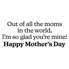 Happy Mother's Day Greeting Card Sentiment|D-1272600
