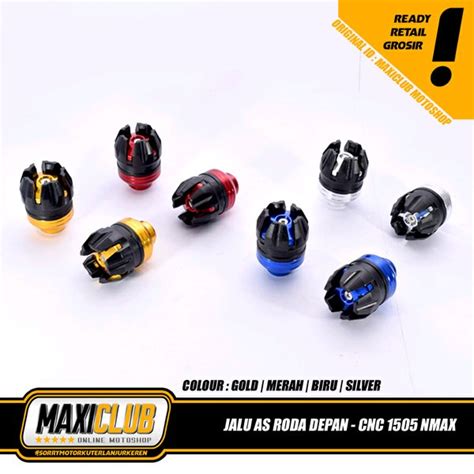 Jual Variasi NMAX PCX AEROX Jalu Mangkok As Roda Depan Cnc Transformer