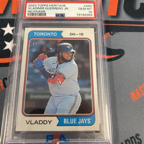 Vladimir Guerrero Jr 2023 Topps Heritage 460 Nickname Variation Price