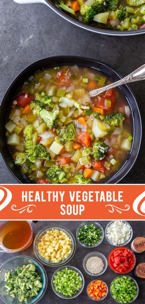 Crazy Easy Vegetable Soup In 2024 Easy Vegetable Soup Vegetable Soup