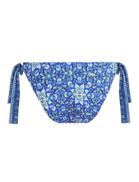 Bağlama Detaylı Desenli Bikini Altı