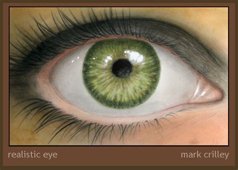 Realistic Eye Illustration by markcrilley on DeviantArt