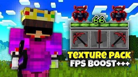 Best FPS Boost TEXTURE Pack For POJAVLAUNCHER MCPE YouTube