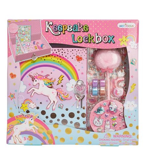 Hot Focus Set Caja de Seguridad de Recuerdos 11 Piezas Niña El