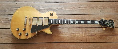 Gibson Les Paul Custom 1978 Natural Guitar For Sale Black Market Music