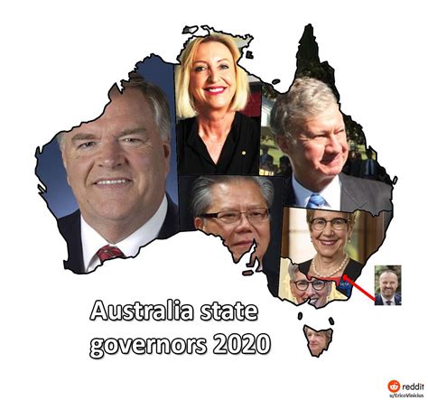 [oc] Australia State Governors 2020 R Mapporn