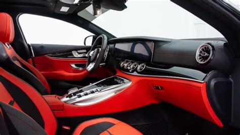 Mercedes Benz With Red Interior