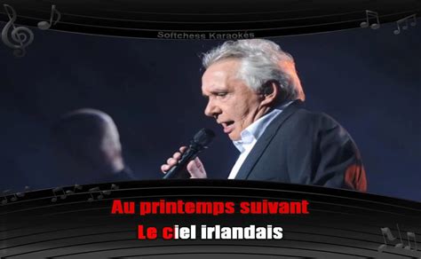 Michel Sardou Les Lacs Du Connemara Bercy Karaok R Alis Par