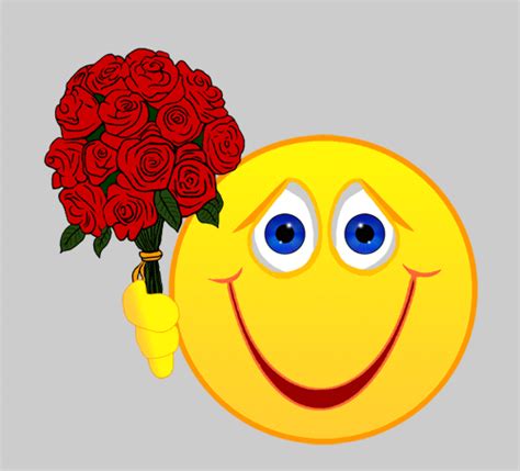 Beautiful Collection Of Smileys With Flowers Smiley Symbol