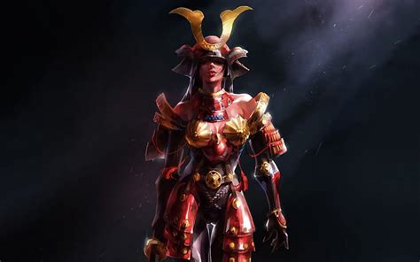 Samurai Deauty Female Bonito Abstract Sexy Women Armor Fantasy