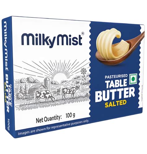 Milky Mist Pasteurised Table Butter Salted Quick Basket