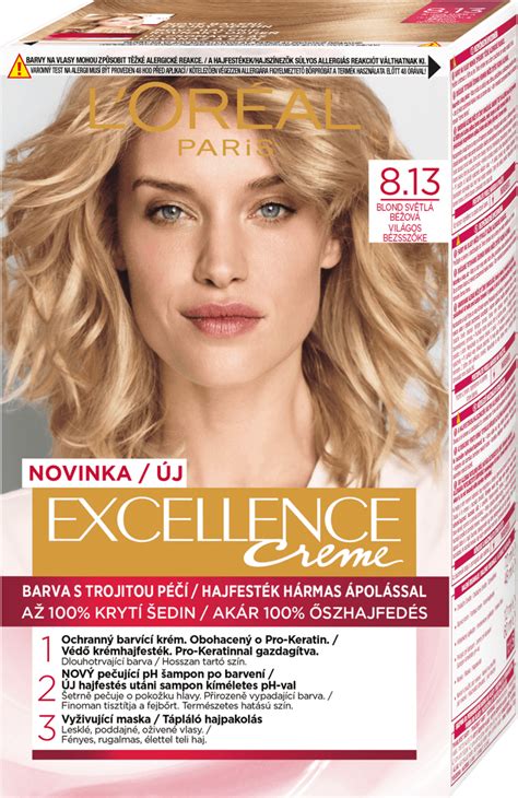 L Or Al Paris Excellence Creme Barva Na Vlasy Blond Sv Tl B Ov