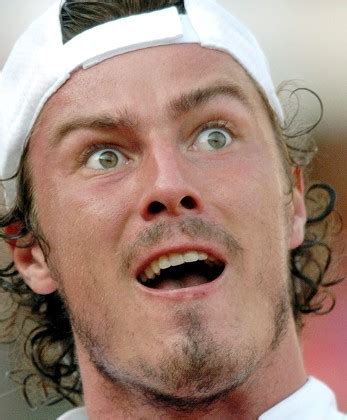 Russian Tennis Player Marat Safin Grimaces Editorial Stock Photo