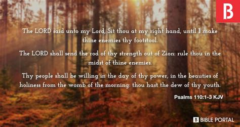 Psalms Kjv Bible Scripture Image Bible Portal