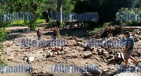 Familias Quedan Incomunicadas En La Sierra De Guerrero Por Una Tromba