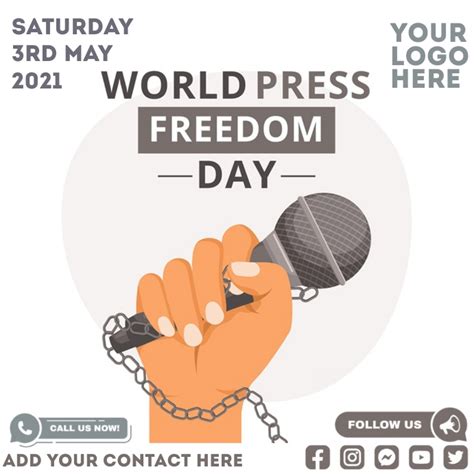 World Press Freedom Day Template Postermywall