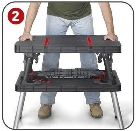 Верстак-стол переносной Keter Folding Work Table Pro 237005 плюс 2 ...