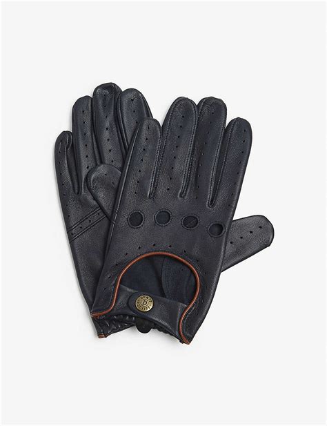 Dents Leather Driving Gloves