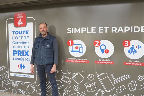 Carrefour teste à Saint Etienne son drive piéton ESSOR Loire