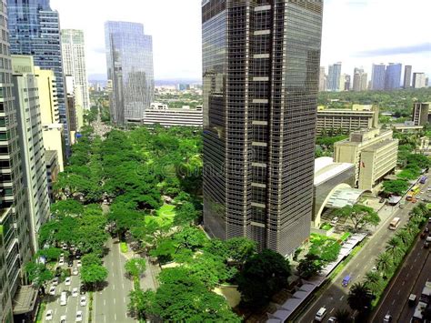 Ayala Triangle In Ayala, Makati City, Philippines Editorial Stock Image ...