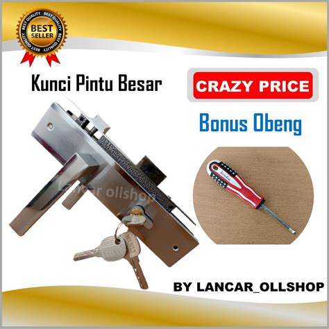 Jual Kunci Pintu Besar Gagang Babet 17 Cp Handel Pintu Besar Handle