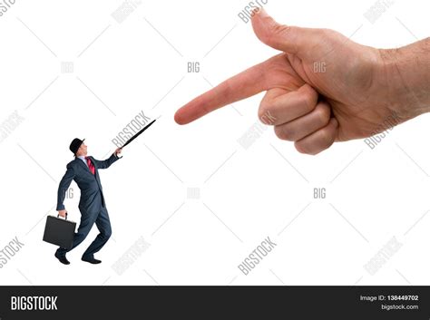 Giant Finger Pointing Image And Photo Free Trial Bigstock