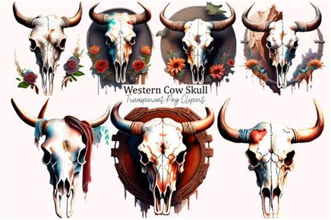 Cow Skull Png Bull Skull Clipart Western Png Images Instant