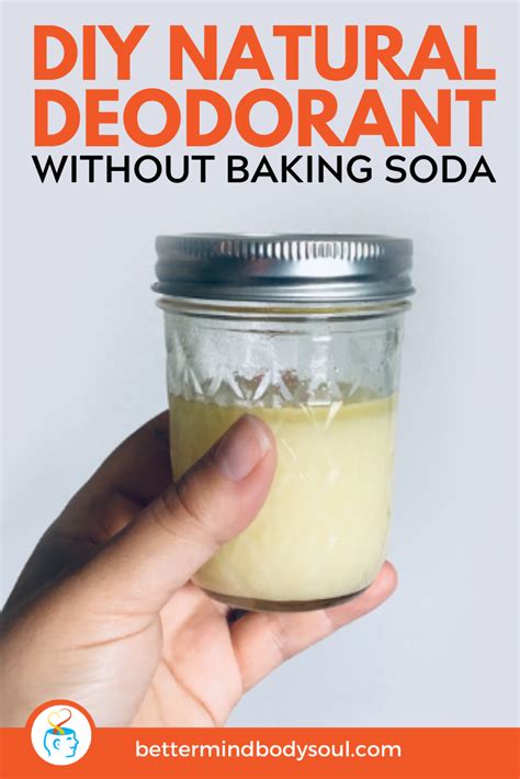 Homemade Deodorant Without Baking Soda Artofit