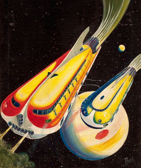 40+ Best 1950’s Space Illustrations images in 2020 | space illustration, retro futurism, planets art