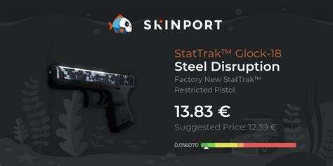 Stattrak™ Glock 18 Steel Disruption Factory New Cs2 Skinport