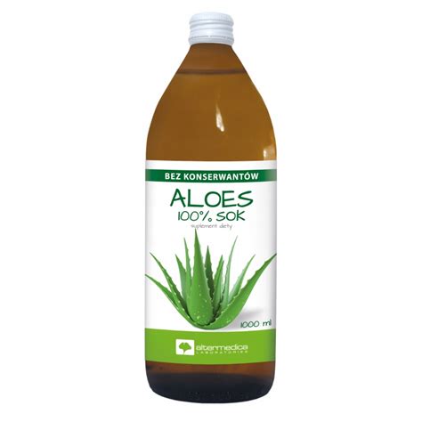 ALTER MEDICA SOK Z ALOESU 1000 ml BEZ KONSERWANTÓW 11684495359 Allegro pl